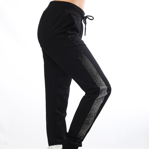 New Women Diamond Joggers, Premium Joggers, Soft Joggers, Sweatpants with pocket - Picture 4 of 11